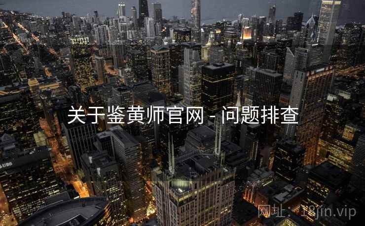 关于鉴黄师官网 - 问题排查
